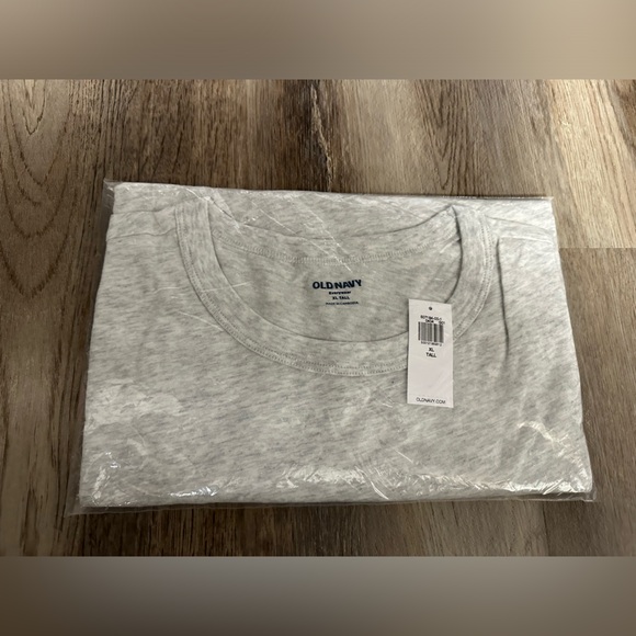 NWT Old Navy EveryWear Crew-Neck T-Shirt, Color: Light Heather Gray, XL Tall - Picture 1 of 7